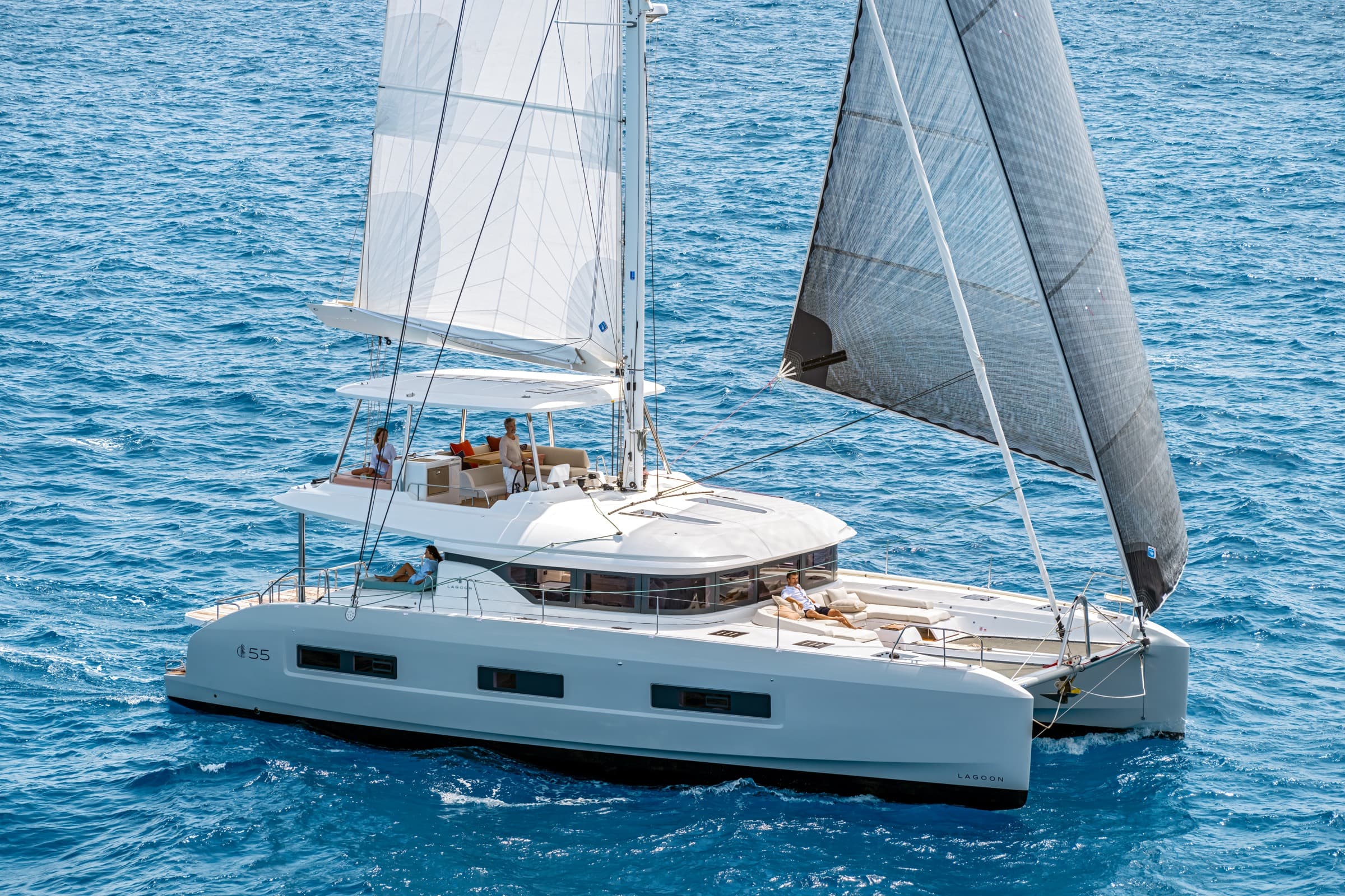 Lagoon 55 — catamarán Lagoon, perfil de navegación